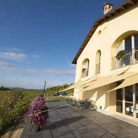 Villa Panoramic On The Hills Of The Langhe Among The Vineyards Large Swimming Pool *