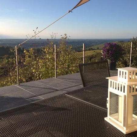 Βίλα Panoramic On The Hills Of The Langhe Among The Vineyards Large Swimming Pool Farigliano